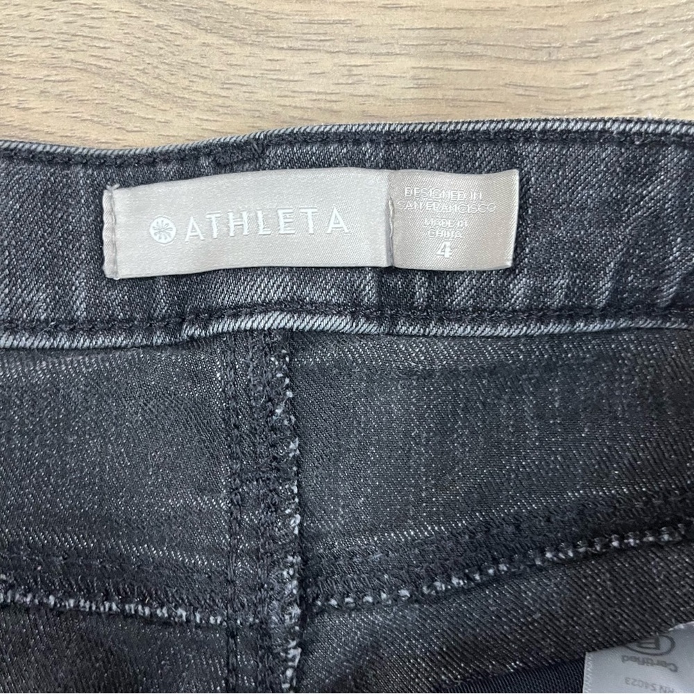 Athleta Women's Sculptek Black Ultra Skinny Jeans Carbon Wash - Picture 10 of 16